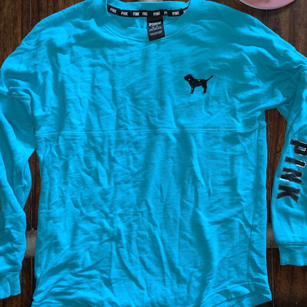 PINK sequined long sleeve